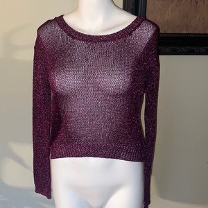 Almost Famous Knit metallic sweater